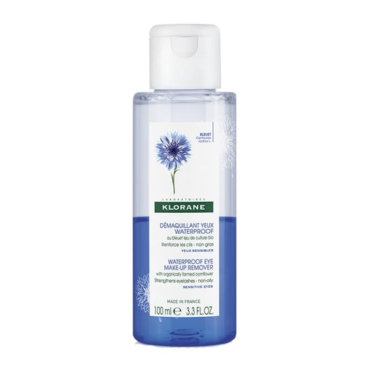Klorane Waterproof Eye Make-Up Remover with Cornflower  100 ml