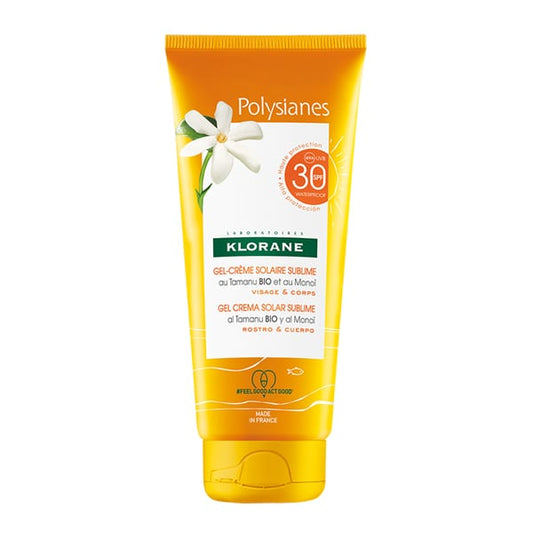 Klorane Polysianes Sunscreen Gel Cream Spf30  200 ml