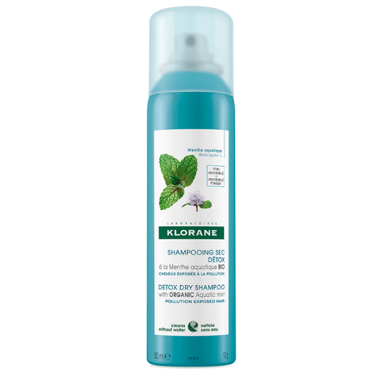 Klorane Detox Dry Shampoo with Organic Aquatic Mint  150 ml