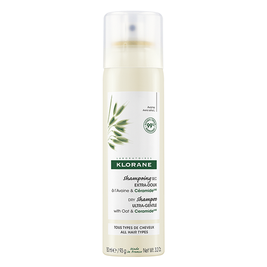 Klorane Dry Shampoo with Oat Milk Ultra-Gentle for All Hair Types  150 ml