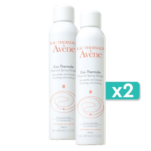 2x Avene Thermal Spring Water Spray Soothing & Anti-Irritating  2x300ml