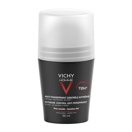 Vichy Homme 72h Extreme Control Anti-Perspirant Roll-on Deodorant  50 ml