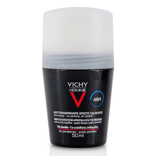 Vichy Homme 48h Deodorant Roll-on for Sensitive Skin  50 ml