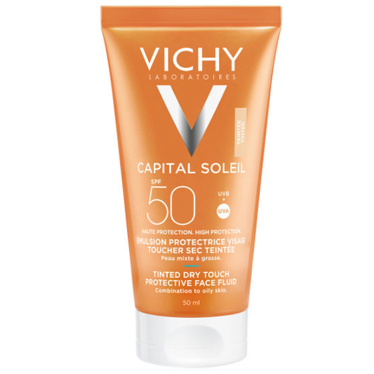 Vichy Capital Soleil SPF50 Tinted Dry Touch Protective Face Fluid  50 ml