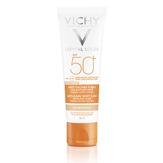Vichy Capital Soleil Anti-Dark Spot 3in1 with Color SPF 50+  50 ml