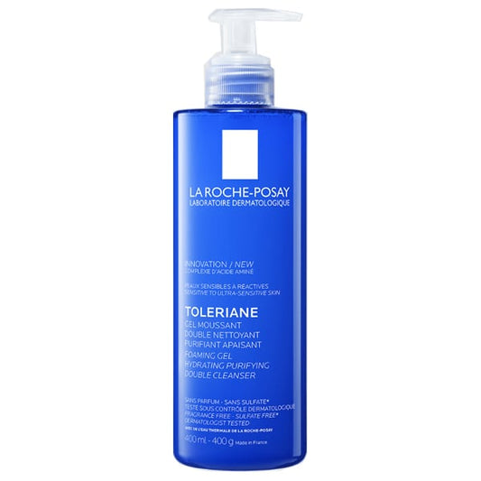 La Roche-Posay Toleriane Foaming Gel Double Cleanser for Sensitive Skin  400 ml