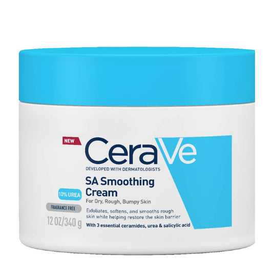CeraVe SA Smoothing Cream for Dry, Rough, Bumpy Skin 10% Urea  340g