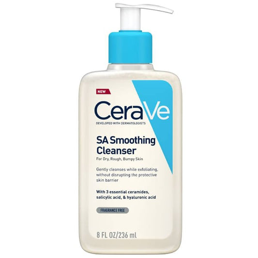 CeraVe SA Smoothing Cleanser for Dry, Rough, Bumpy Skin 10% Urea  236 ml