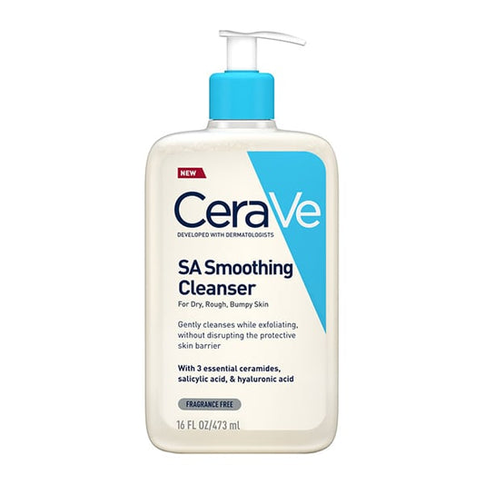 CeraVe SA Smoothing Cleanser for Dry, Rough & Bumpy Skin  473 ml