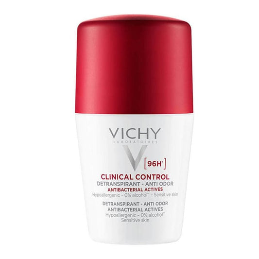 Vichy Clinical Control 96h Detranspirant Anti-Odor Deodorant Roll-on for Sensitive Skin  50 ml