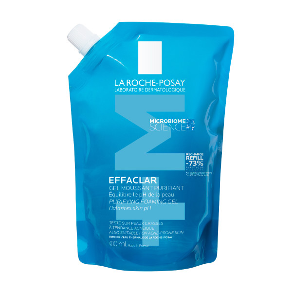 La Roche-Posay Effaclar +M Purifying Foaming Gel for Oily Sensitive Skin Refill  400 ml