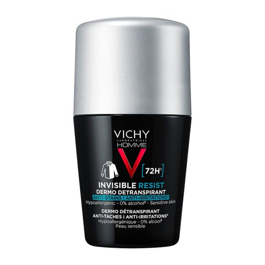 Vichy Homme Invisible Resist Deodorant Roll-On 72h  50 ml
