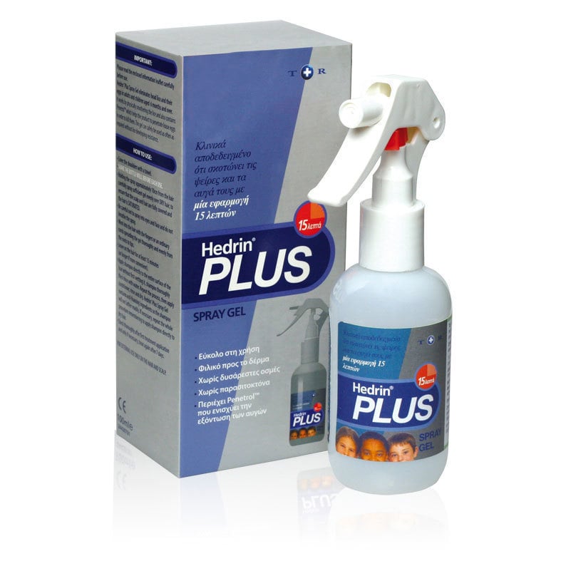 Hedrin Plus Anti-Lice Spray Gel 6m+  100 ml