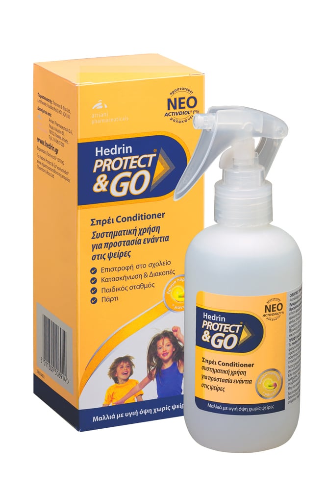 Hedrin Protect & Go Anti-Lice Spray Conditioner Orange-Mango  200 ml