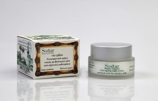 Sostar "The Milk" Anti-Aging Night Cream with Donkey Milk  50 ml