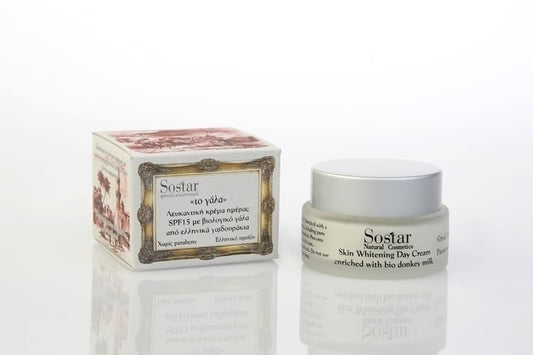 Sostar "The Milk" Whitening Day Cream SPF15 with Organic Donkey Milk  50 ml