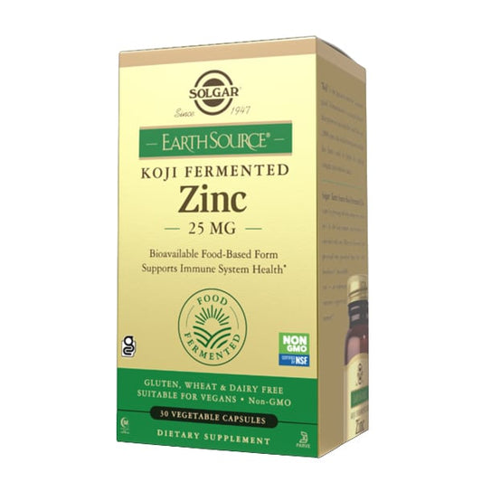 Solgar Earth Source Koji Fermented Zinc 25mg  30 kapsula vegjetariane