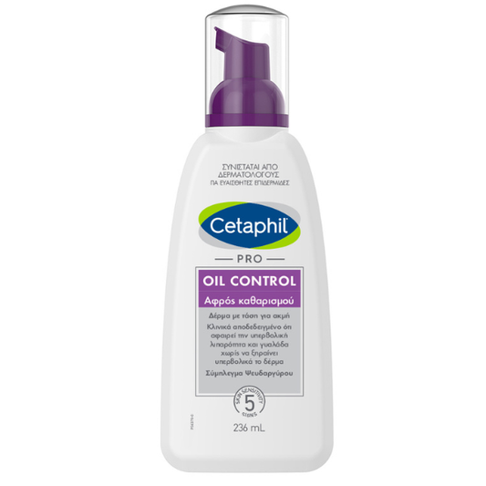 Cetaphil Pro Oil Control Wash Foam for Oily, Acne-Prone Skin  236 ml