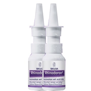 2 x Weleda Rhinodoron Nasal Spray with Aloe Vera  2 x 20ml