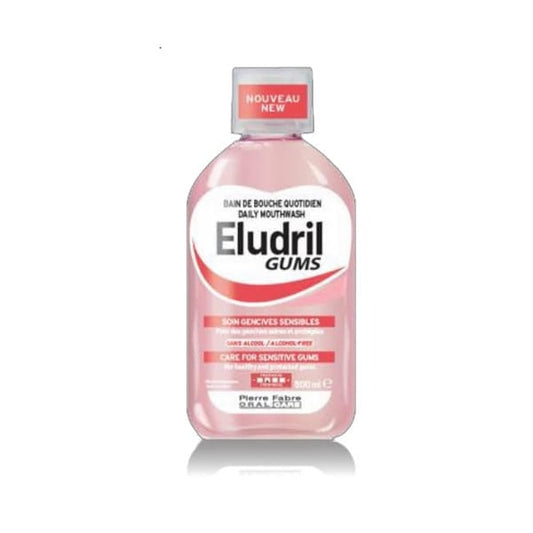 Elgydium Eludril Gums Daily Mouthwash for Sensitive Gums  500 ml
