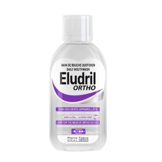 Elgydium Eludril Ortho Alcohol-Free Daily Mouthwash  500 ml