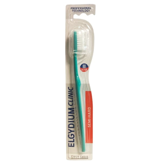 Elgydium Clinic Semi-Hard 25/100 Toothbrush  1 copë - Jeshile