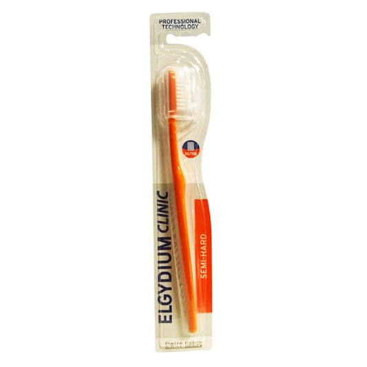Elgydium Clinic Semi-Hard 25/100 Toothbrush  1 copë - Portokalli