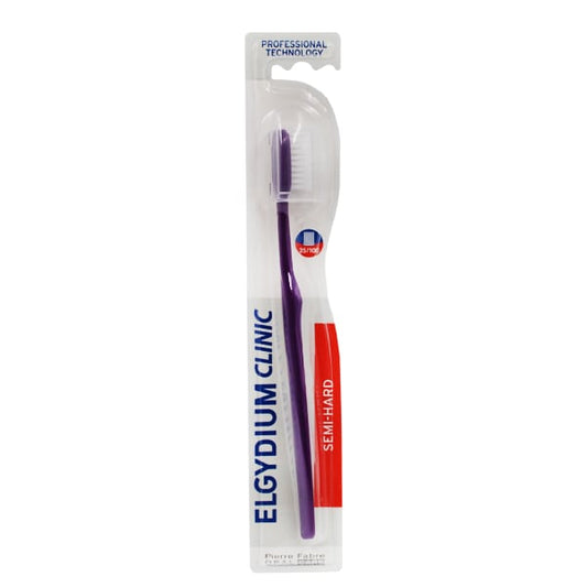 Elgydium Clinic Semi-Hard 25/100 Toothbrush  1 copë - Vjollcë