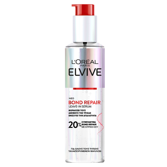 L'Oreal Paris Elvive Bond Repair Leave-in Serum 20% for Damaged Hair  150 ml