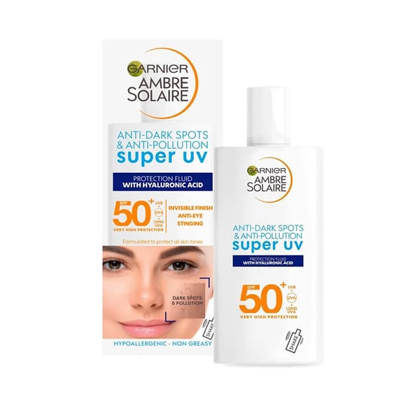 Garnier Ambre Solaire Anti-Dark Spots & Anti-Pollution Super UV Spf50+  40 ml