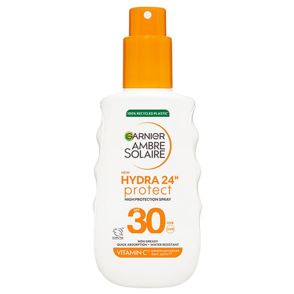 Garnier Ambre Solaire Hydra24h Protect Spray Sunscreen for Body SPF30  150 ml