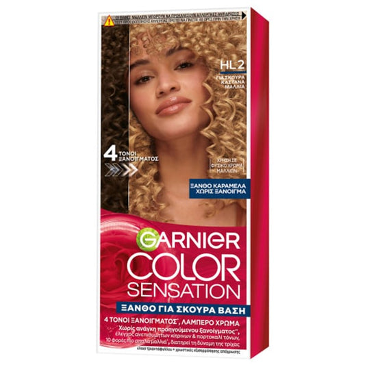 Garnier Color Sensation HL2 Permanent Hair Blonde for Dark Base  40 ml