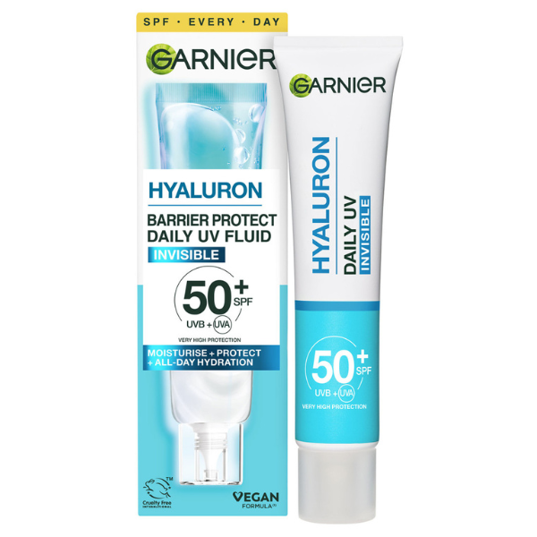Garnier Hyaluron Barrier Protect Daily UV Fluid Invisible SPF50+  40 ml