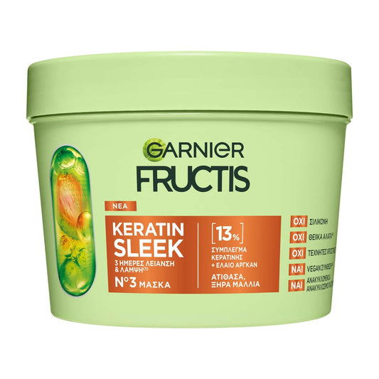 Garnier Fructis Keratin Sleek Mask  370 ml