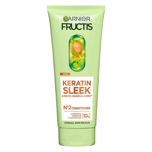Garnier Fructis Keratin Sleek Conditioner  200 ml