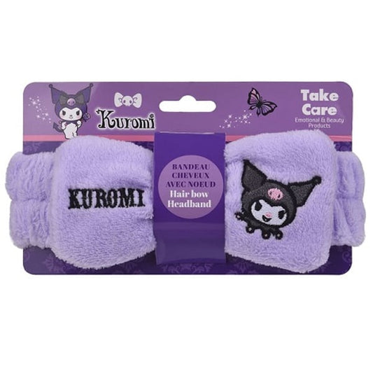 Take Care Kuromi Skincare & Makeup Headband Purple  1 copë