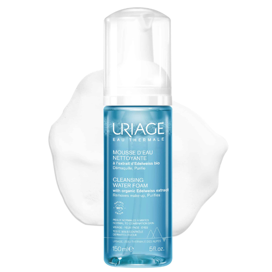 Uriage Cleansing Water Foam with Organic Edelweiss Extract  150 ml