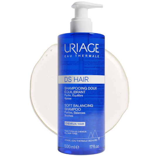 Uriage DS Hair Soft Balancing Shampoo  500 ml
