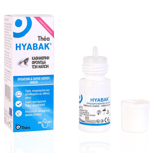 Laboratoires Thea Hyabak Eye Drops for Daily Eye Care & Protection  10 ml