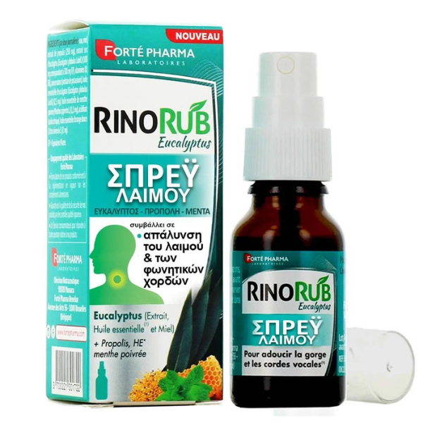 Forte Pharma RinoRub Eucalyptus Throat Spray  15 ml