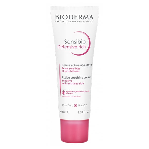 Bioderma Sensibio Defensive Rich Active Soothing Cream for Sensitive Skin  40 ml