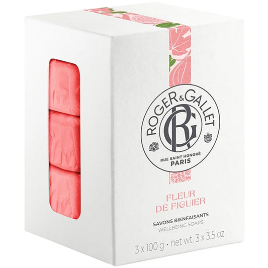 Roger&Gallet Fleur de Figuier Wellbeing Soaps, 3x100g  1 set