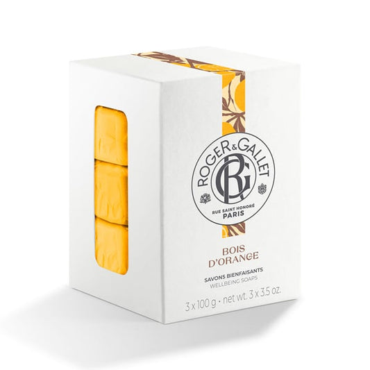 Roger&Gallet Bois d'Orange Wellbeing Soaps, 3x100g  1 set
