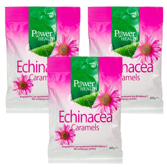 3x Power Health Caramels Echinacea  3x60gr