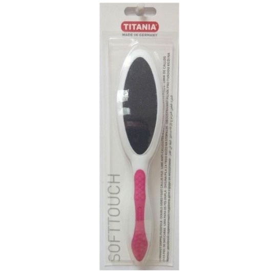 Titania Double Sided Foot Rasp Emery  copë - Rozë