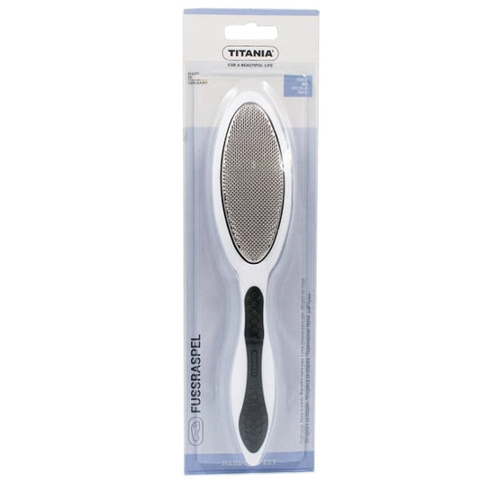 Titania Foot File Double-Sided Emery & Metal  1 copë - Gri
