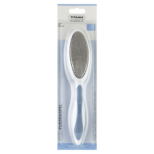 Titania Foot File Double-Sided Emery & Metal  1 copë - Gri e çelët