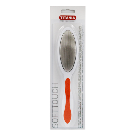 Titania Foot File Double-Sided Emery & Metal  1 copë - Portokalli