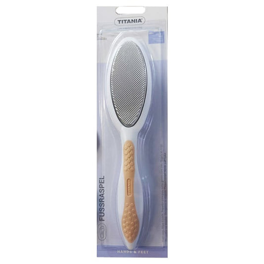 Titania Foot File Double-Sided Emery & Metal  1 copë - Salmon