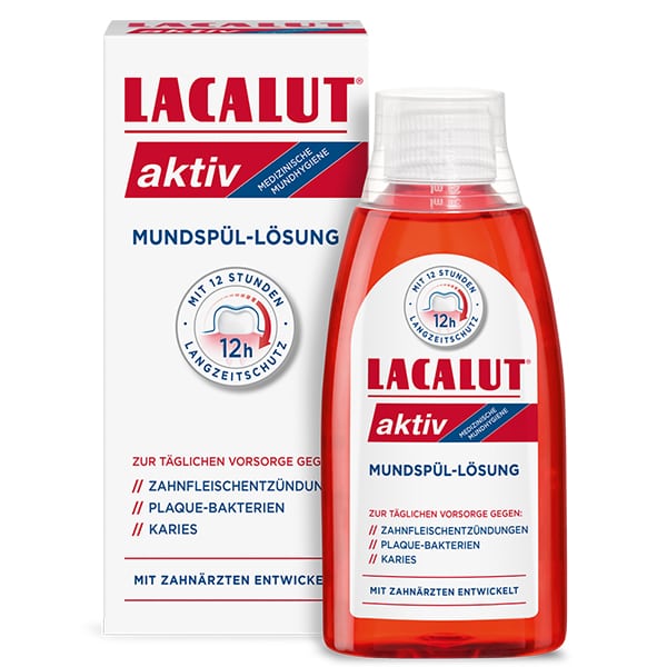 Lacalut Mouthwash for Daily Plaque Protection  300 ml
